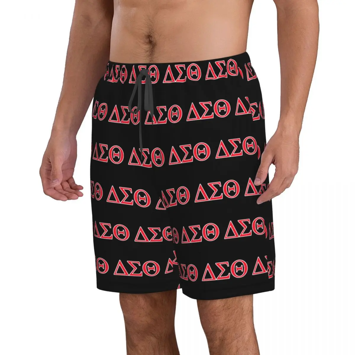 Delta Sigma Theta Sorority Trunks Beach Board Shorts Casual Quick Dry Swimming Summer Men Pants