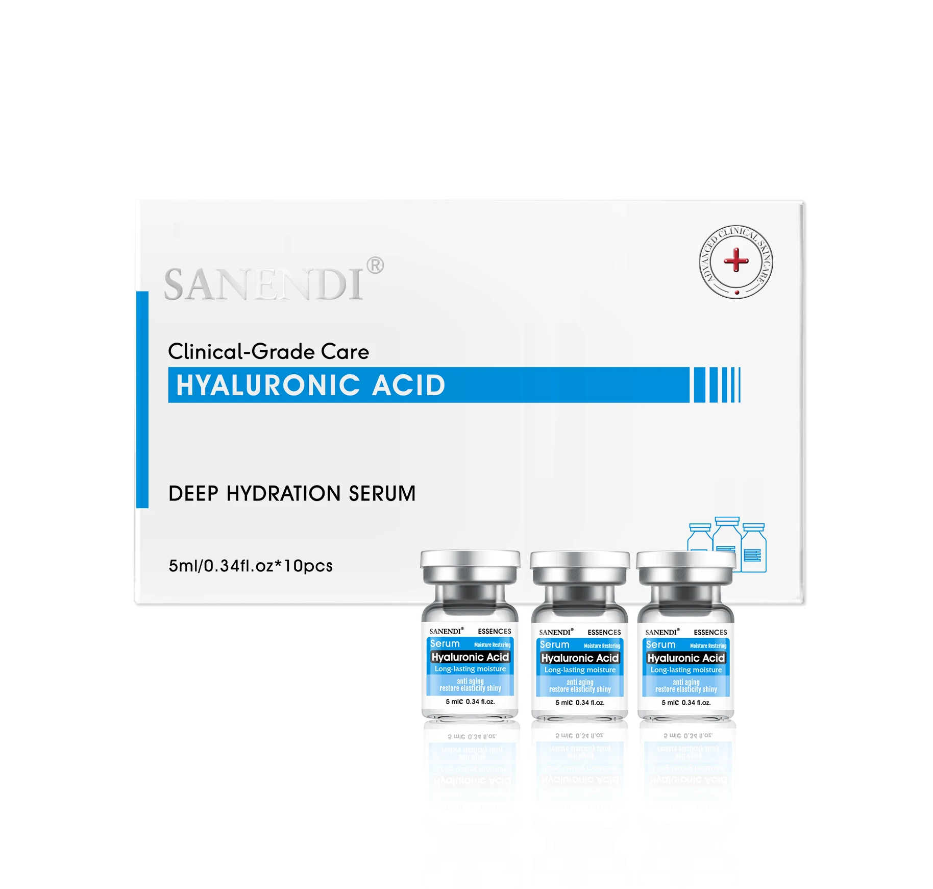 Hyaluronic Acid Face COLLAGEN ESSENCECE Anti Aging Facial Whitening serum Ampoules SkinCare Acne Clean Pores Whiten Brighten OEM