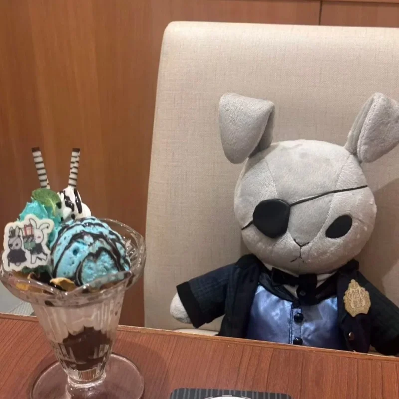 Black Butler Ciel Phantomhive Michaelis Undertaker  Bitter Rabbit Set Best Birthday  Plush Doll Collectible Toys Gifts In Stock