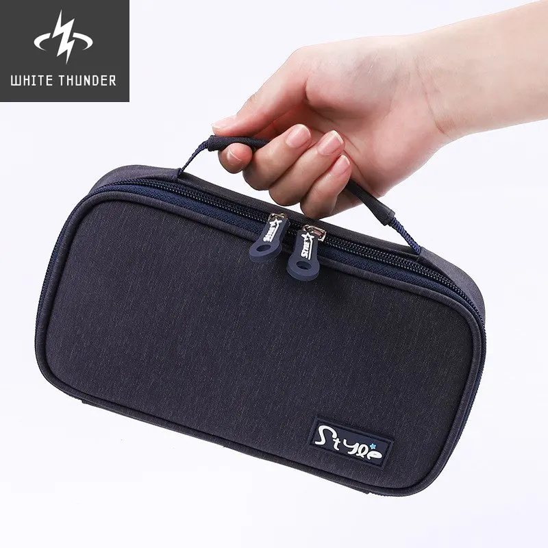 Portable canvas pencil case school stationery bag large capacity Pencil cases for girls cosmetic bag student big pen case gifts