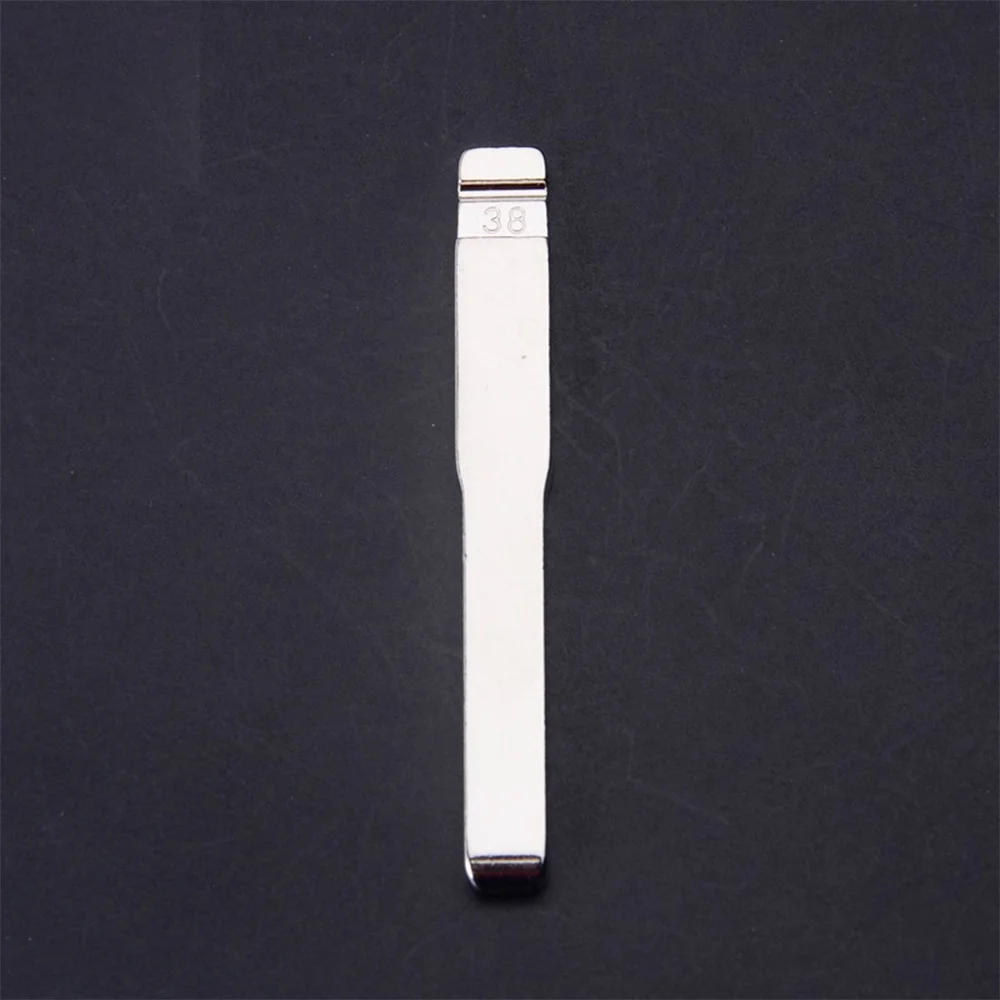 

10 шт. металлический необрезанный флип KD дистанционный автомобильный ключ HU101 No.38 KD лезвие ключа для Ford Fusion Focus Mondeo Land Rover Jaguar