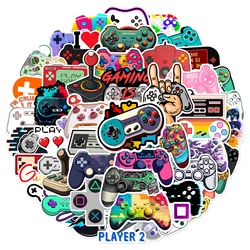 Joypad Graffiti Gamepad Adesivos para DIY Scrapbooking, Telefone, Laptop Pad, Guitarra, Mala, Carro, Skate, Capacete, Garrafa, 10 pcs, 25 pcs, 50pcs