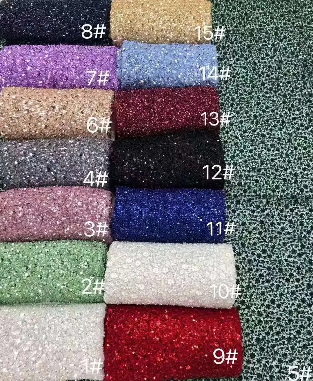 African Sequins Heavy Lace Fabric 5 Yards 2023 High Quality Embroidered Beads French Mesh Lace Nigerian Lace For Party Dress