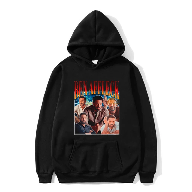 

Ben Affleck Retro 90s Hoodie Men Fashion Vintage Oversize Casual Streetwear Unisex High Quality Fleece Cotton Tracksuit Hoodies