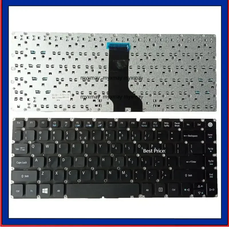 

Клавиатура ноутбука США для ACER Aspire K4000 E5-422 422G E5-473 E5-473G E5-474G E5-475G E5-473G-31N6 без указателя без подсветки
