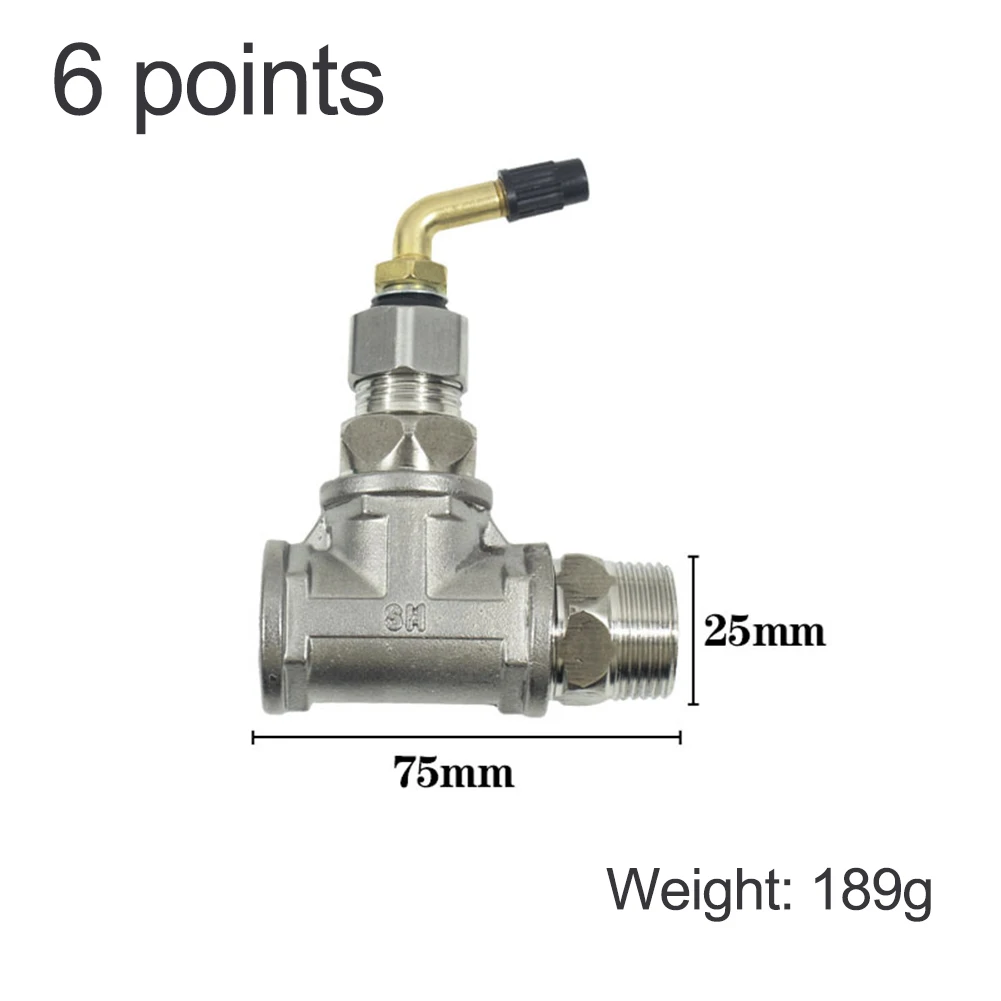 Outdoor Water Supply Adapter Faucet Converter 20mm Frostproof Faucet No Disassembly Required 4-6 Point Adapter Rod