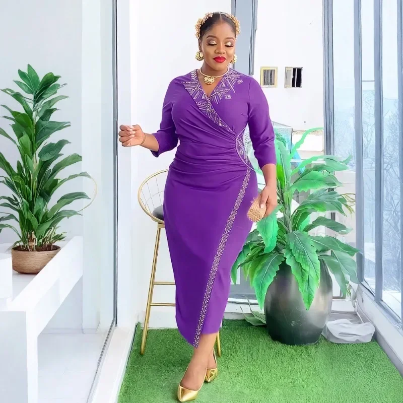 

Элегантное длинное платье Дашики Анкара в африканском стиле больших размеров, турецкое мусульманское свадебное платье, этническая одежда Анкары для женщин