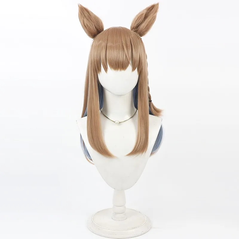 Jogo bonito derby amêndoa olho cosplay peruca aamondo ai cosplay cabelo para festa de halloween adulto feminino masculino