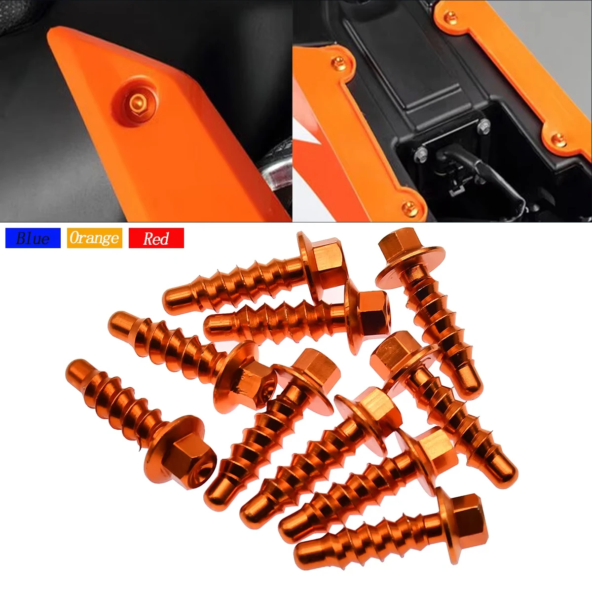 

Motorcycle Dirt Bike Self Tapping Screw Bolt Kit For KTM EXC EXCF XCF SX SXF TPI SIX DAYS 125 250 300 350 400 450 500 1997-2023