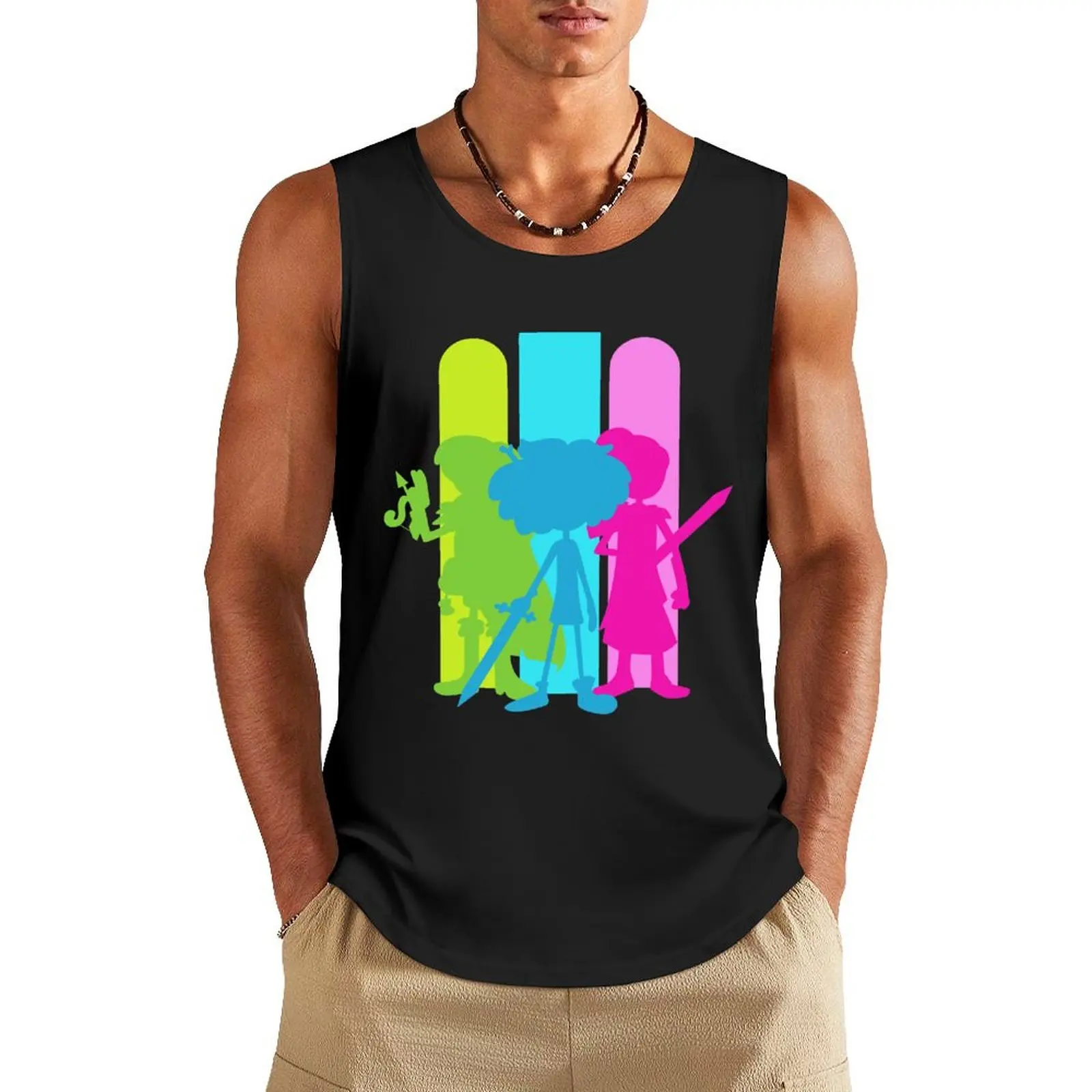 Calamity Trio Tank Top tops sexy clothes men