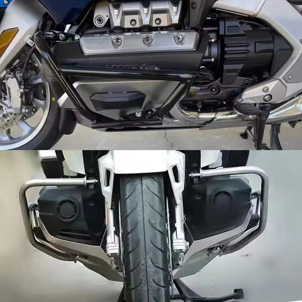 لهوندا الذهب الجناح 1800 GL1800 F6C Goldwing GL 1800 2018-2023 الطريق السريع محرك الحرس تحطم بار القضبان الوفير حيلة قفص حامي