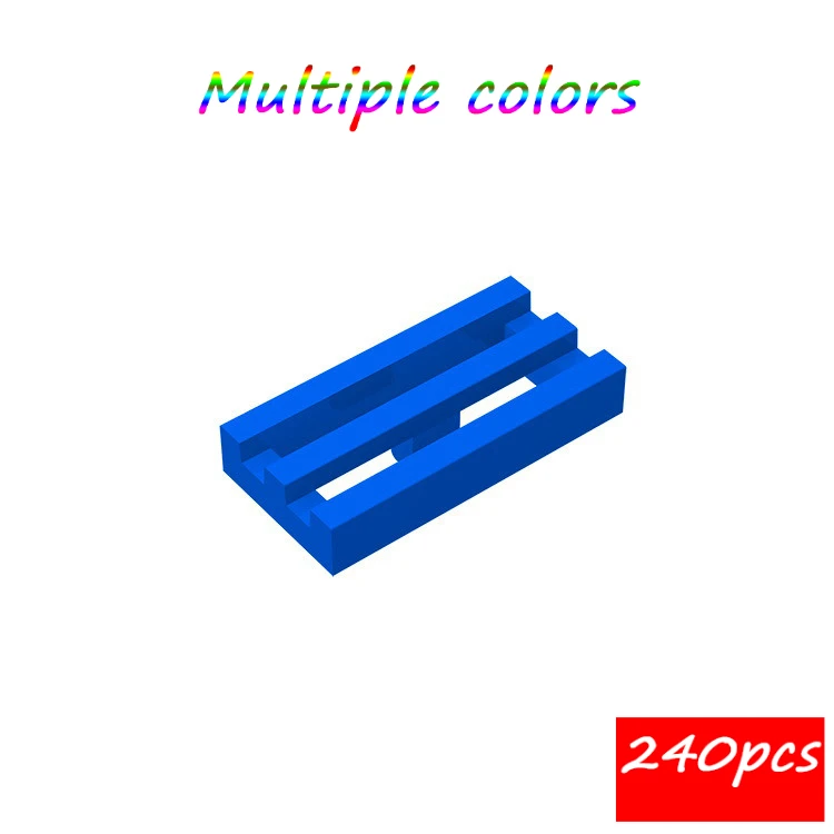 MOC 240PCS 2412 1x2 Grid Light Plate Building Blocks 30244 Board Bricks Particle Puzzle Idea DIY Toy Children Birthday Kid Gifts