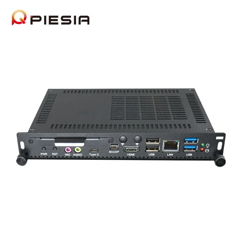 Piesia I5 12450H معيار OPS فتحة صندوق الكمبيوتر 4K OPS وحدة كمبيوتر صغيرة للوحة السبورة التفاعلية الرقمية الذكية التي تعمل باللمس