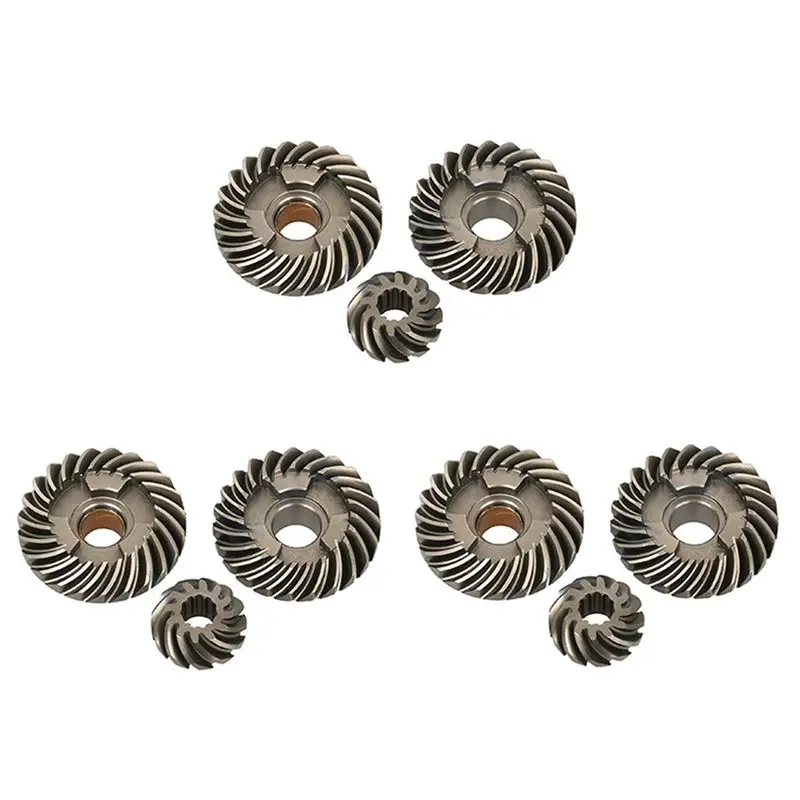 A64P-9PCS Outboard Engine Gear Set 57311-93901 Pinion & 57521-93902 Reverse & 57510-93902 Forward Gear For 9.9HP 15HP