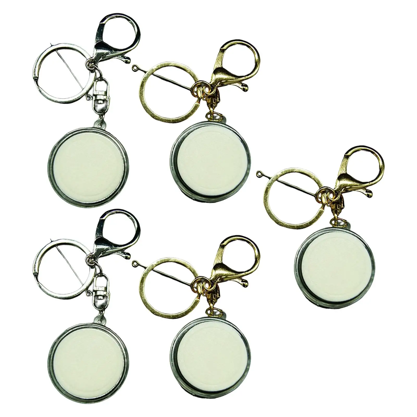 5x Commemorative Coin Holder Keychain, 32 Box Portable Hanging Coin Pendant for Purse Bedroom Christmas Gifts