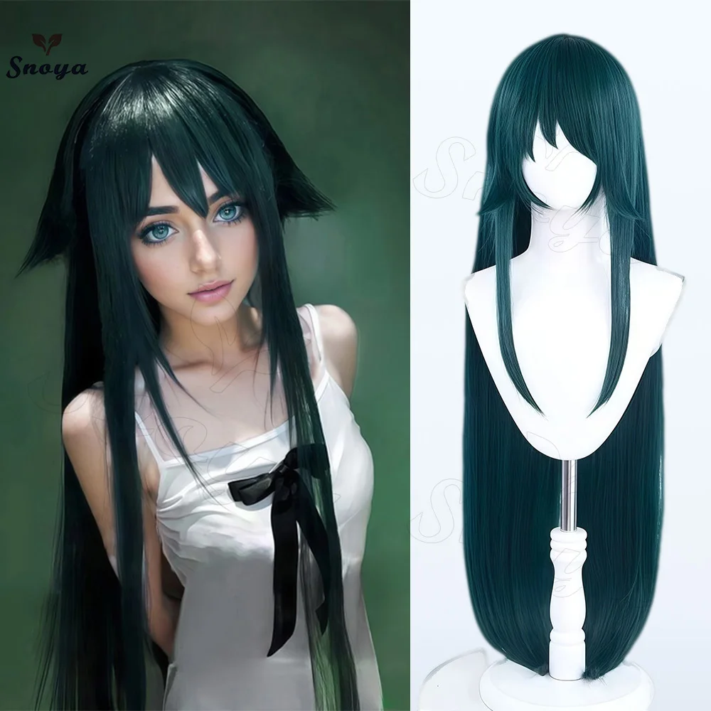 Snoya 100cm Saya Cosplay Perücke aus dem Spiel „The Song of Saya“, hitzebeständige Faserperücke für Gaming, Anime und Rollenspiele