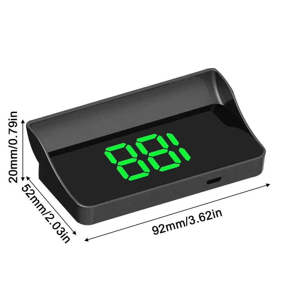 New Head Up Display GPS HUD Digital Speedometer Plug And Play For All Cars Big Font KMH Windshield Projector Car Accessories image 6