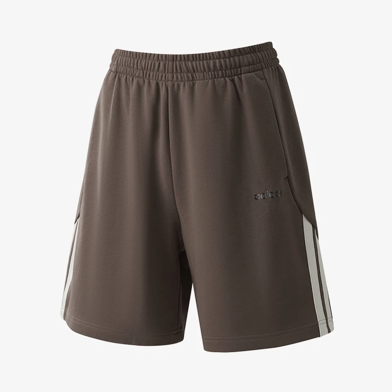 Adidas genuine Sportswear SS26 solid color letter mid waist shorts KQ5313