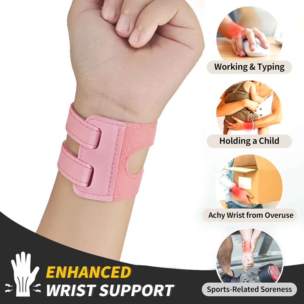 قطعة واحدة من سوار المعصم مع حلقة من السيليكون - مثبت لتواء المعصم من جانب Ulnar، دموع TFCC، عدم الاستقرار DRUJ، آلام الورد، التهاب الأوتار