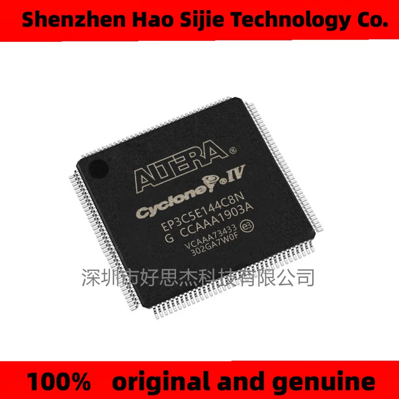 

100% New Original New EP3C5E144C8N EP3C5E144 package QFP144 FPGA-Programmable Gate Array Logic IC