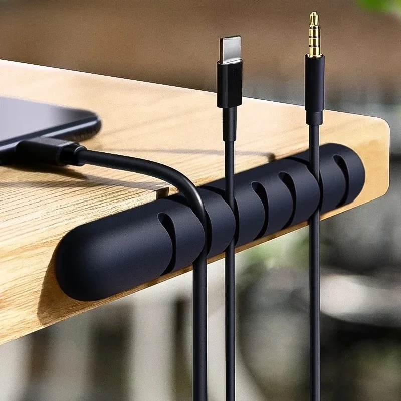 Ugreen Cable Organizer Silicone USB Cable Winder Flexible Cables  Management Clips For Mouse Headphone Earphone Cables Holder