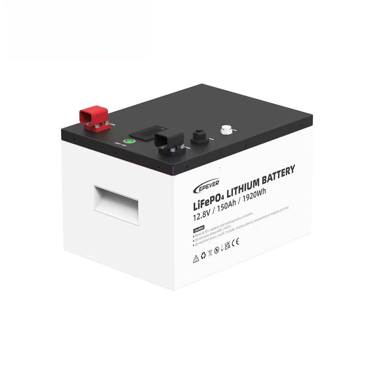 Epever Home Energy Storage Lithium Battery Pack Lithium Ion 100ah 150ah 200ah 300ah 12v 25.6v Lifepo4 Battery for Solar System