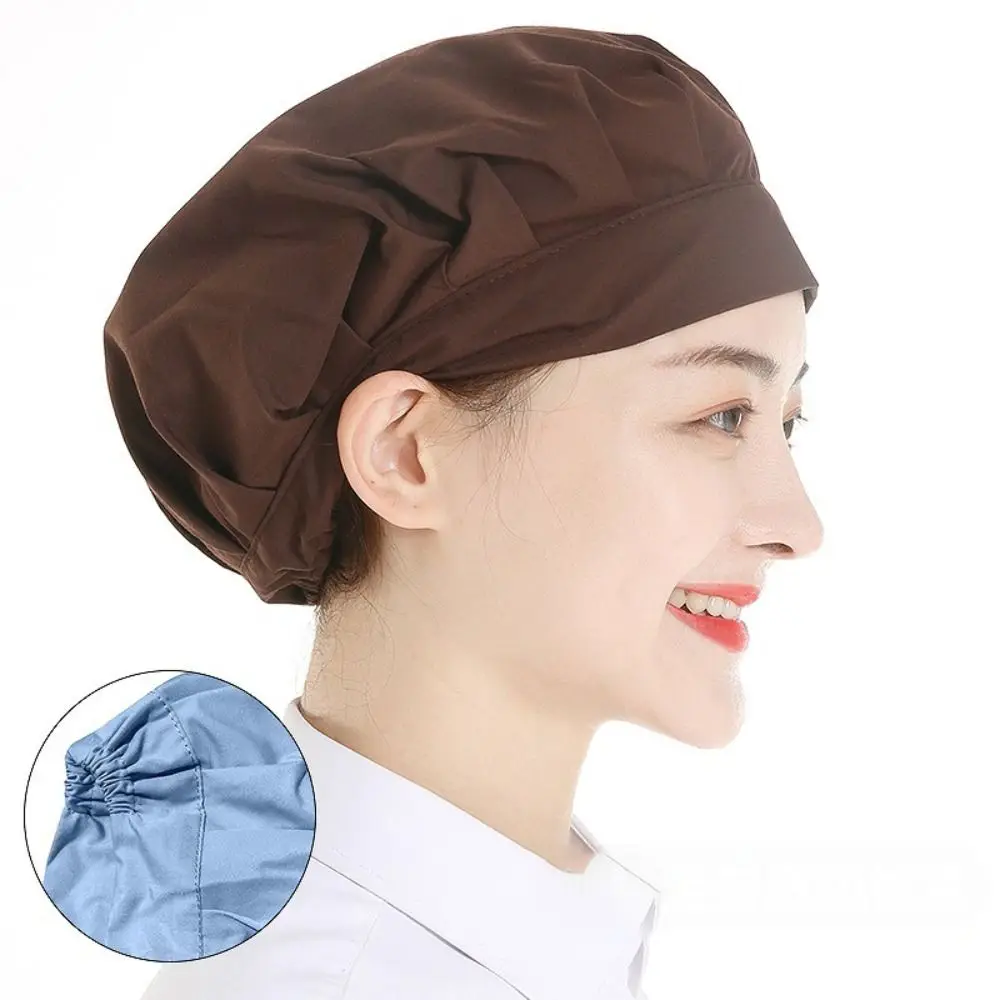 Women Man Cotton Dust proof Work Cap Food Service Bundled Hair Wrap Hair Hat Work Headband Work Wear Canteen Catering