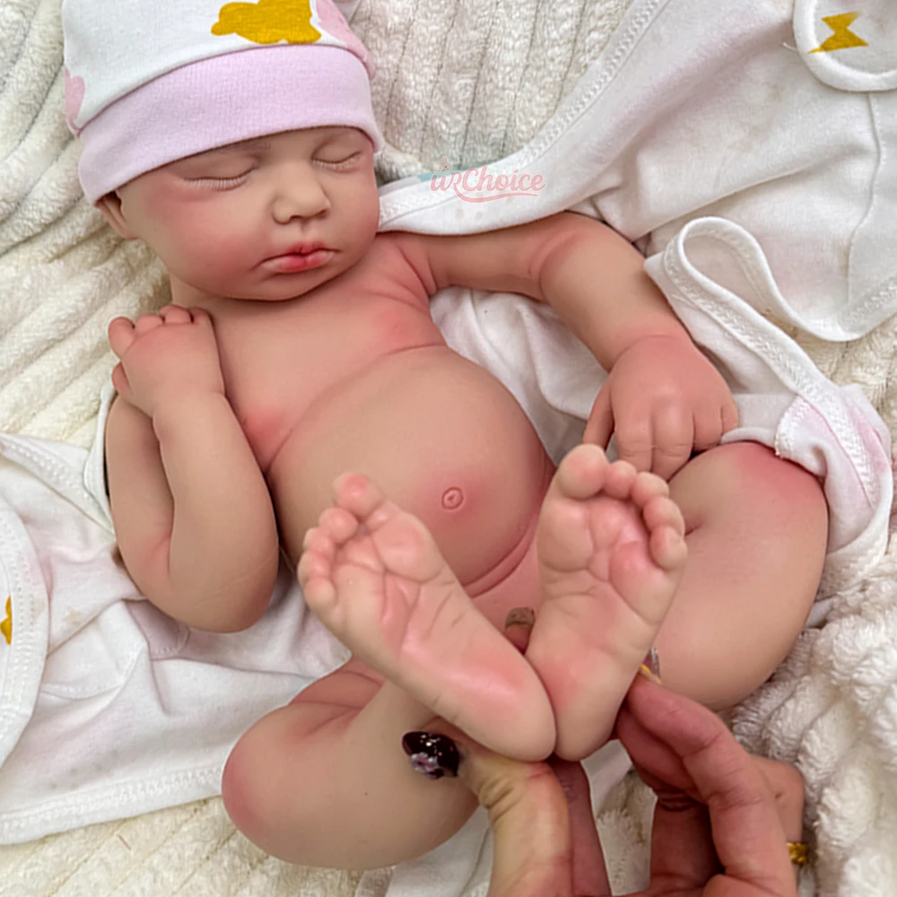 20 Zoll offener Mund Loulou Soft Touch Silikon Reborn Baby Mädchen/Junge wasserdicht realistische Wiedergeburtspuppe Weihnachtsgeschenk für Demenz