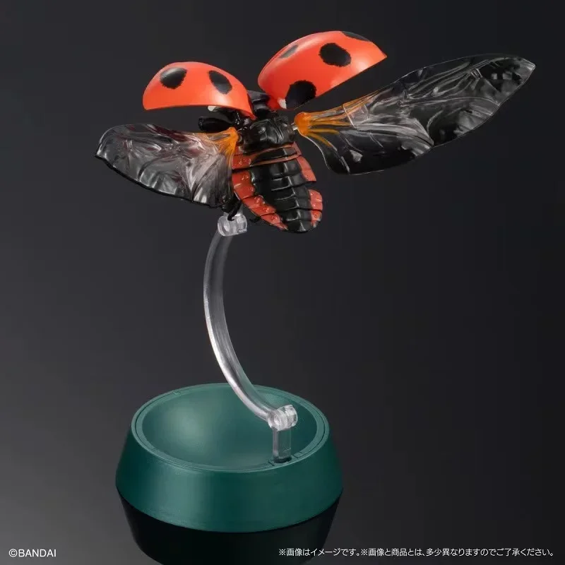 Genuine Gacha Scale Model, Simulação Cognitiva Biológica, Figura de Ação Sete Manchadas Lady Beetle, Brinquedos Japoneses