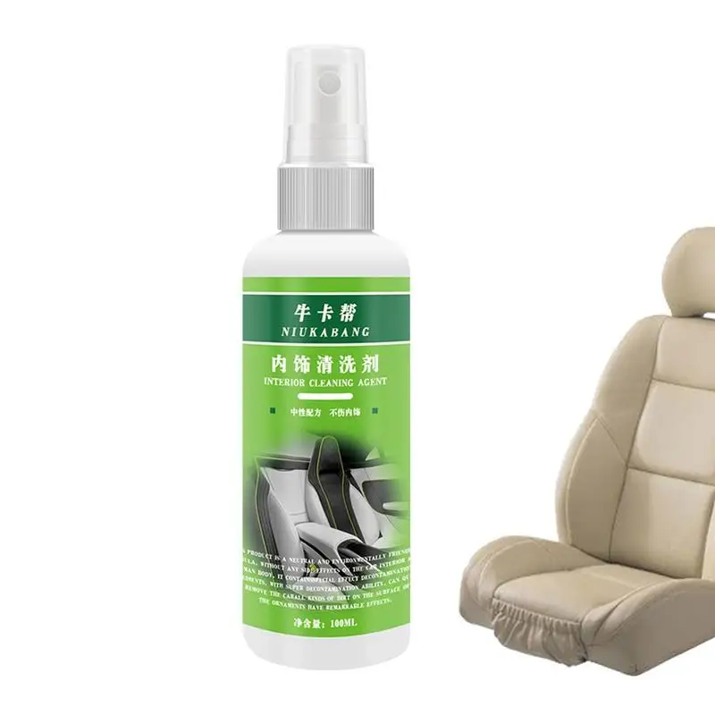 

Car Cleaner Multifunctional Leather Car Seat Cleaner Effective Foam Cleaner For Car Car Seat Cleaner Fabric For Stains
