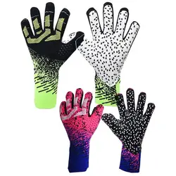 Football Goalkeeper Gloves Professional Sports Soccer Goalie Gloves Soccer Gloves with Latex Palm Grips for Amateur Soccer