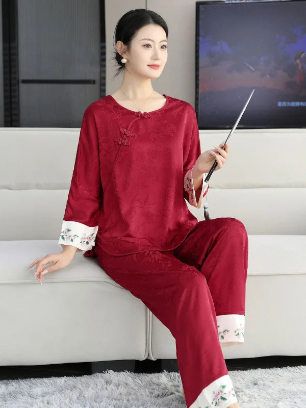 silk-sleepwear-women's-long-sleeve-ice-silk-home-clothes-set-new-2026-spring-autumn-high-end-simulated-silk-chinese-style