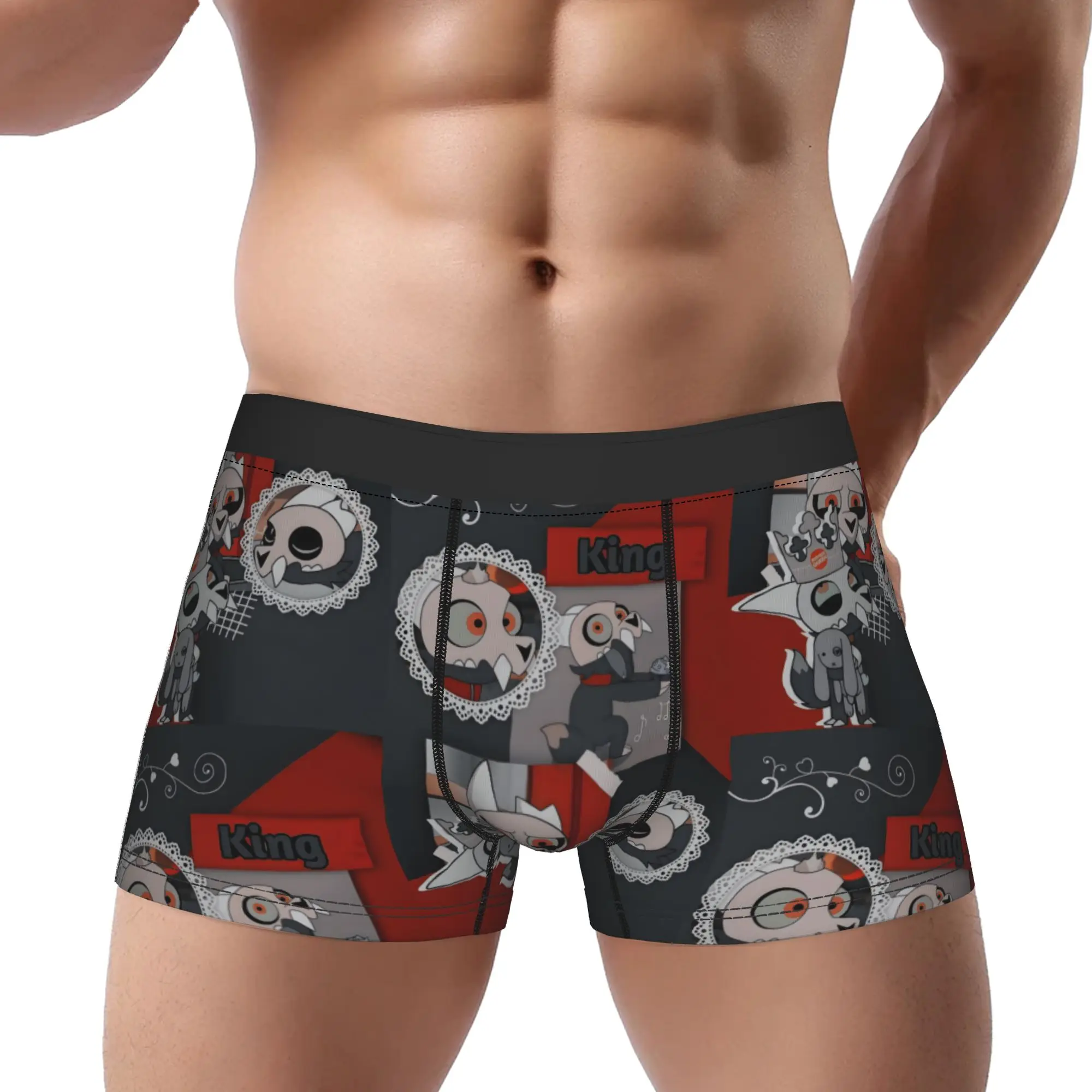 

1 шт. Трусы-шорты мужские The Owl House Cartoon, дышащие, для дома