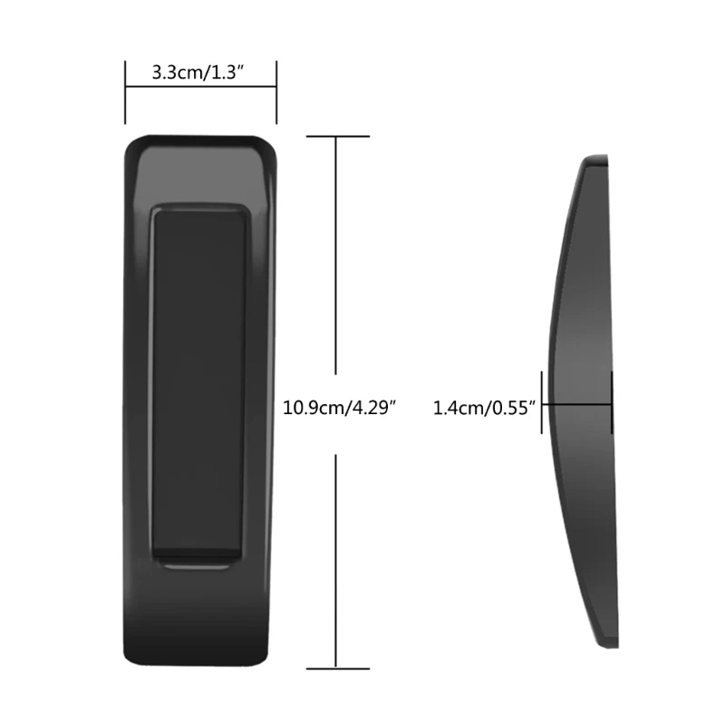 Set 2 maniglie autoadesive da incollare su maniglie per mobili in PP per ante armadi Dropship