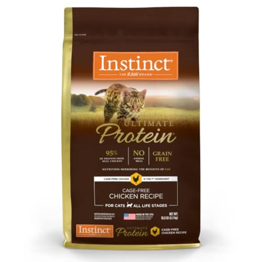 Ultimate Protein Grain Free Cage Free Recipe Natural Dry Cat Food, 10 lb. Bag