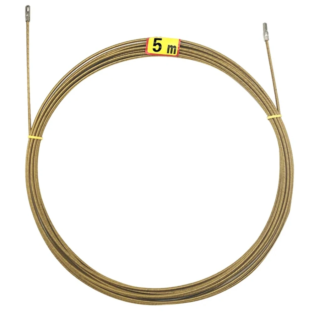 Universal Wire Threading Device 5/10m Spring High Elasticity Rope Pulling Device With Pulley Electricians Wire Lead Cable Puller