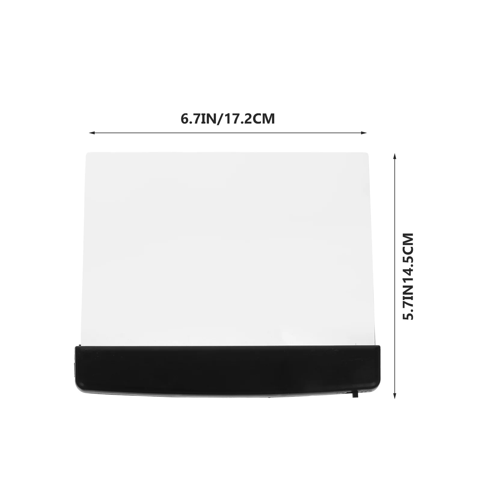 

2pcs Reading Light Led Night Lamp Panel Shaped Eye Protection Lighting Tool For Book Study Students Plastic Convenient