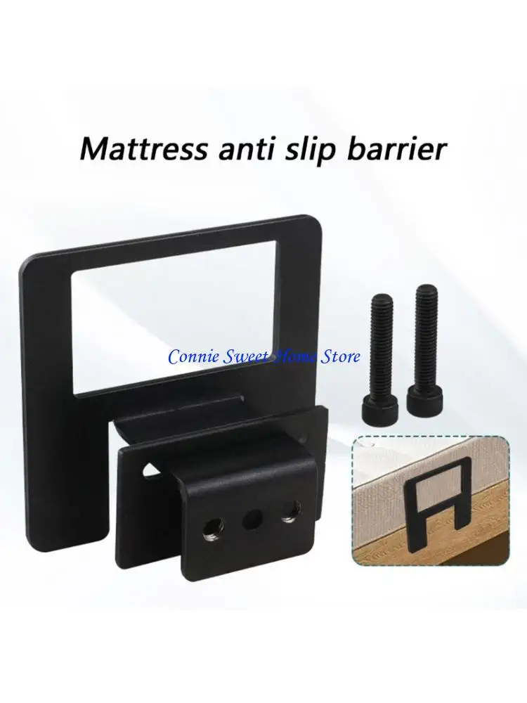 LXAF Mattress Stabilizer Adjustable Size Metal Pad Grippers Gaskets Extender Adjustable Mattress Slide Stopper Easy to Install