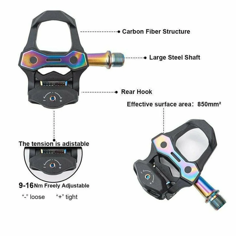 

Self-Locking Aluminium Alloy Bike Pedals Footrest Foot Rest Anti-Skid Stable High Reliability Easy Installation Accessories