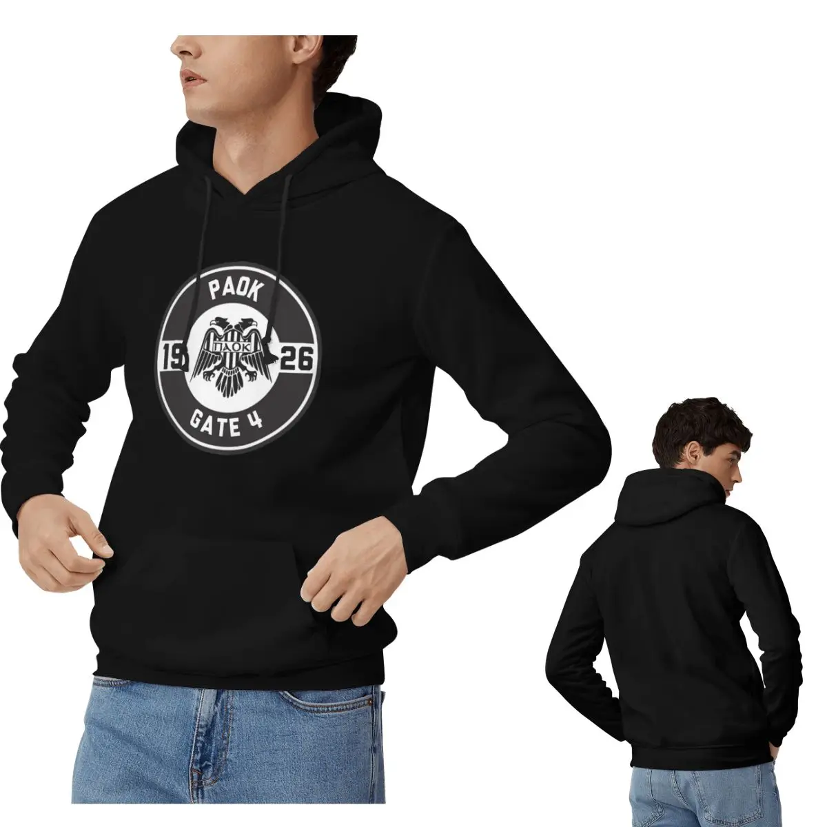 

Толстовки с капюшоном Paok Thessaloniki Ultras Hooligans для мужчин и женщин, повседневный пуловер, толстовка в стиле Харадзюку, одежда с длинными рукавами, осень-зима