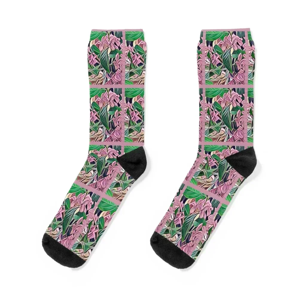 

Lilac Flowers Up Close Socks funny gifts luxury Man Socks Women's
