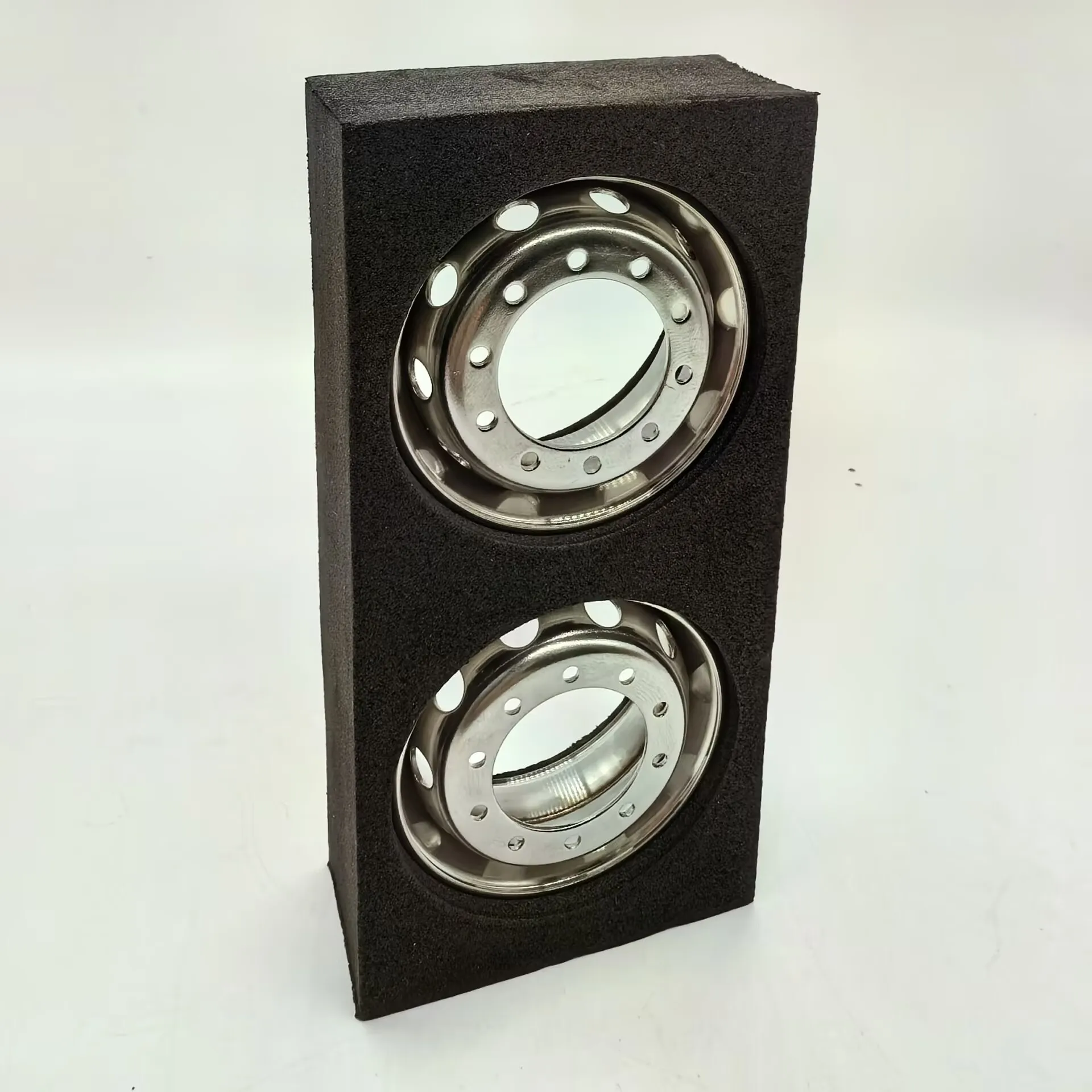 1/14 Tractor Mud Tractor Head Mud Head Upgraded Stainless Steel Wheel Hub Classic 10 Large Round Hole Edition Scaleclub