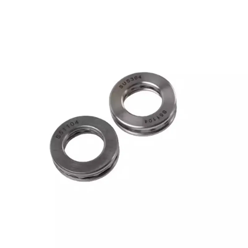 1 Buah Bantalan Bola Dorong Aksial Bidang 316/304 Stainless Steel S51100 S51101 S51102 S51103 S51104 S51105 S51106