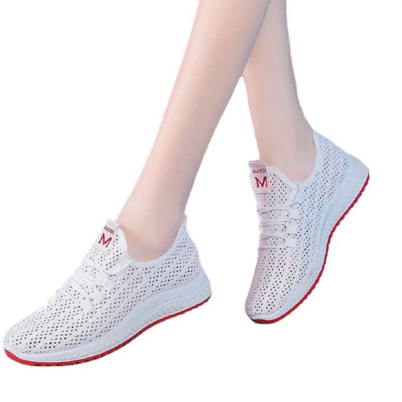 

High Top Tenis Mujer 2023 Tennis Shoes Women Breathable Gym Shoes Ladies Jogging Sneakers Fitness Trainers Female Footwear Cheap