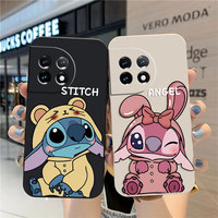 Phone Case For Oneplus 10 9 9R 8 8T 7 7T 5 6 6T ACE 2V NORD 2 3 Pro Silicone Case Funda Cqoue Shell Capa Baby S-Stitch A-Angle