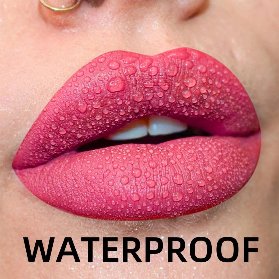 19 kleuren Matte Fluwelen Lipgloss Waterdichte Vloeibare Lipstick Naakt Zwarte Lippen tint Make-Up Lip Glazuur Cosmetica Rode Lip Stain Schoonheid