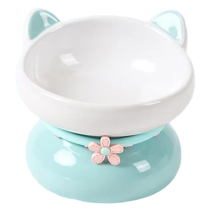 

AS60-Cat Bowl Tilted Elevated Kitten Pet Bowls For Small Dogs For Small Cats Water Food Bowls Filling Bowl Feeder Aquama