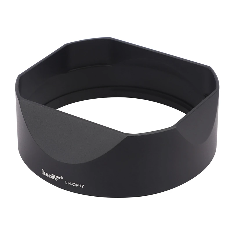 Haoge Square Metal Lens Hood Shade for Olympus M.ZUIKO ED 25mm f/1.2 PRO Lens 25MM F1.2