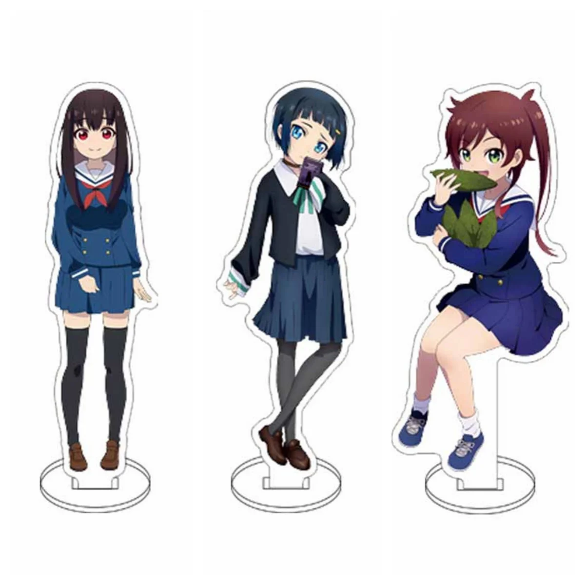 

7pcs Anime Shuumatsu Train Doko e Iku Acryl Stand Model Cosplay Charm Karakters Ornament Accessoires Goederen Collectie Gesch
