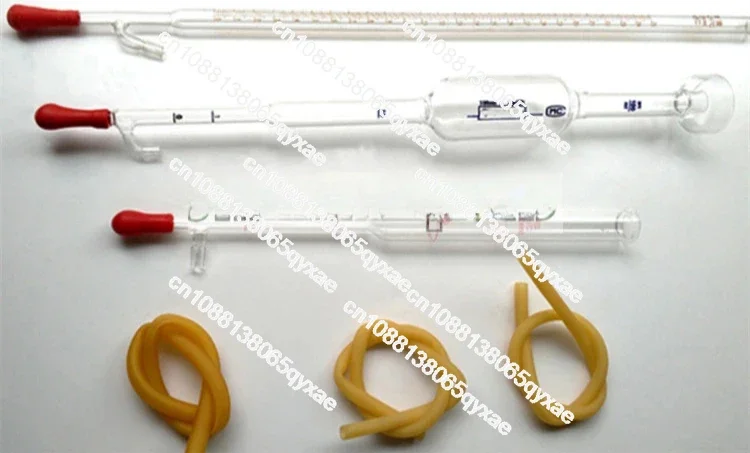 Gas-Phase Soap Film  Chromatography Accessories Glass Flowmeter 50ml Soap Film Flowmeter 25mL Gas Flowmeter